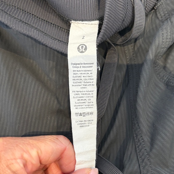 lululemon Dance Studio Ribbed Jogger – Gray Grey Size 2 – Lightweight Pant - Picture 3 of 10